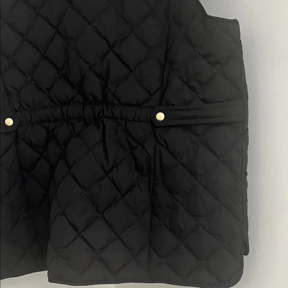 Talbots Black Vest with Gold Accents - Picture 8 of 12